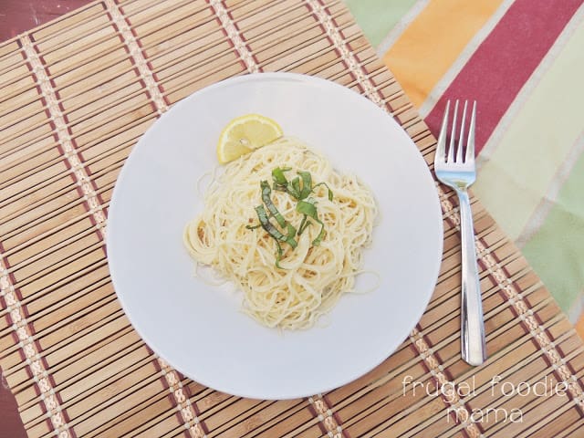 Image of Light & Easy Garlic Lemon Pasta For Two