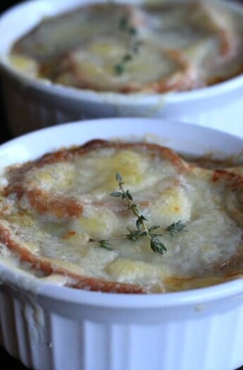 French Onion Soup Baked in a Pumpkin #frenchonion #soup #recipes #pumpkin