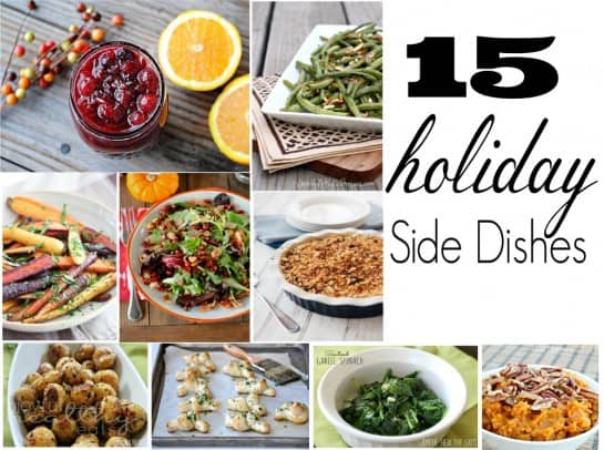 Holiday Side Dishes Recipe Roundup #thanksgiving #holiday #recipes #sidedishes