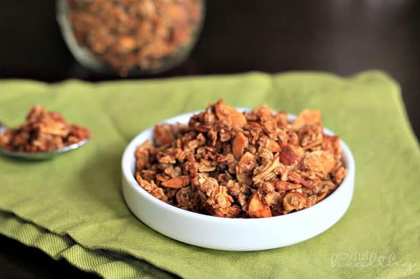 Homemade Almond Vanilla Granola 1