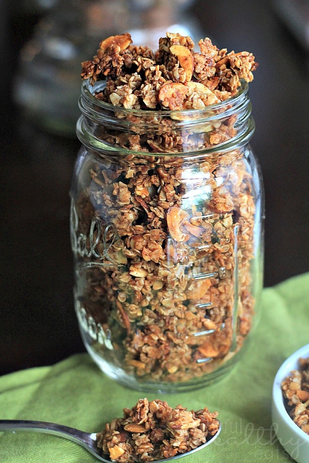 Homemade Almond Vanilla Granola 6