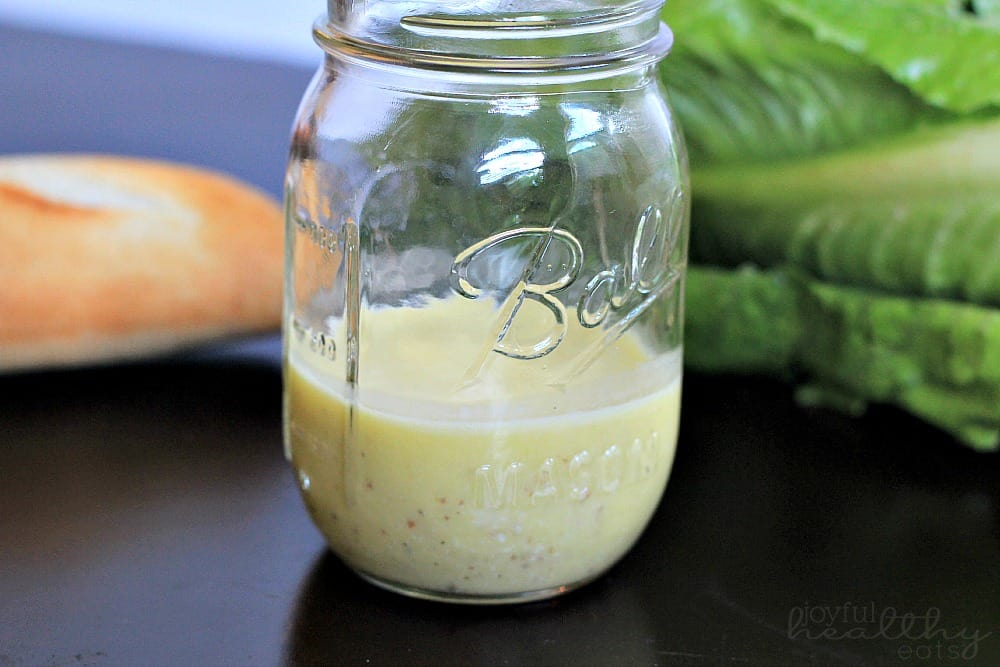 No Egg Homemade Caesar Dressing 3