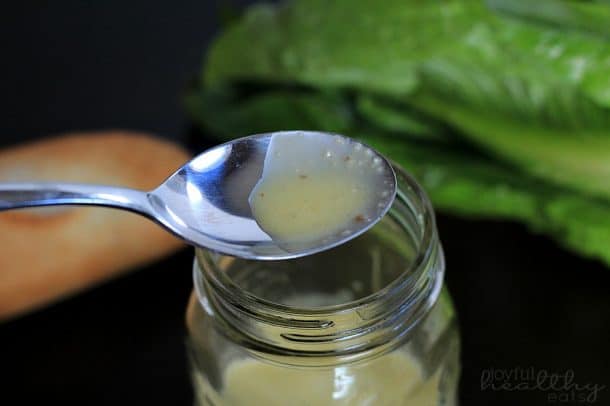 No Egg Homemade Caesar Dressing 5