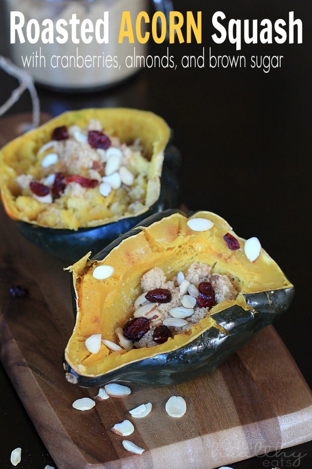 Roasted Acorn Squash #squash #holiday #sidedish #roastedvegetables