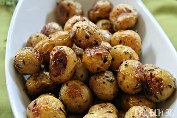 garlic herb roasted potatoes