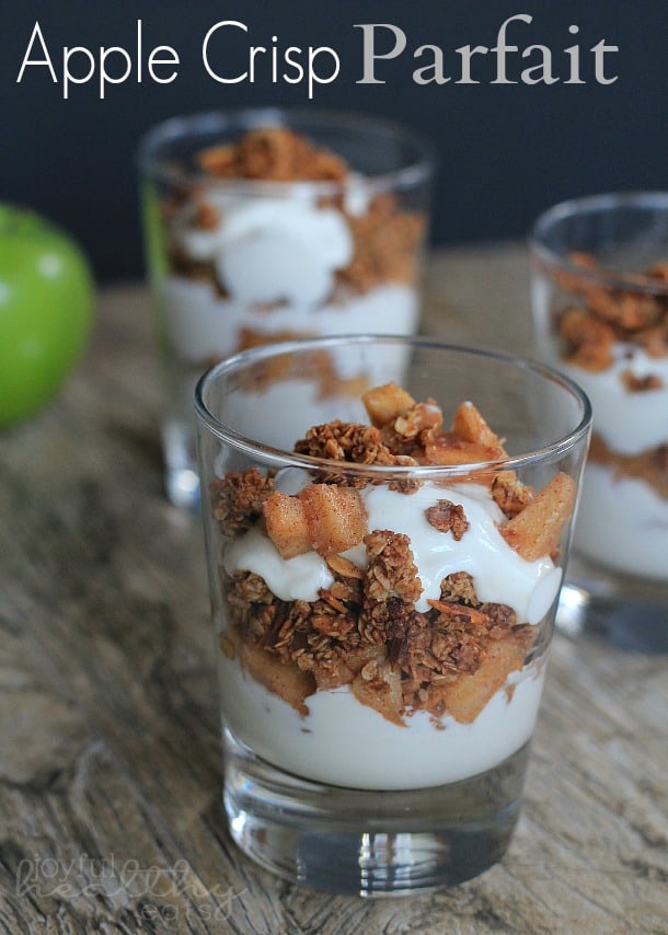 Apple Crisp Parfait #dessert #applecrisp #parfait #healthy