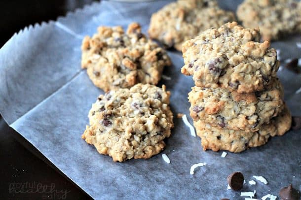 Image of Coconut Oatmeal Chocolate Chip Cookies