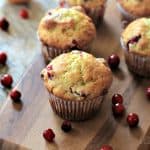 Cranberry Orange Muffins #cranberry #muffins #breakfast #holiday