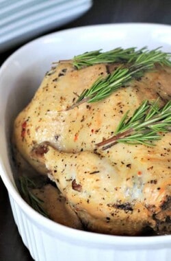 Garlic Herb Crock Pot Chicken #crockpot #chicken #garlic #recipes