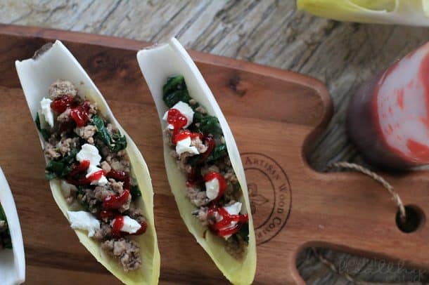 Lamb Endives with Cherry Balsamic Sauce 5