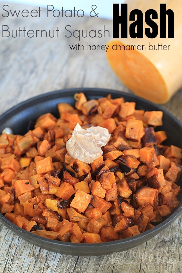 Sweet Potato Butternut Squash Hash #hash #sweetpotato #holiday #sidedish #thanksgiving