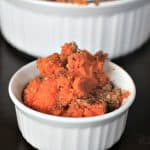 Sweet Potato Casserole with Pecan Streusel #thanksgiving #sidedishes #sweetpotato #casserole