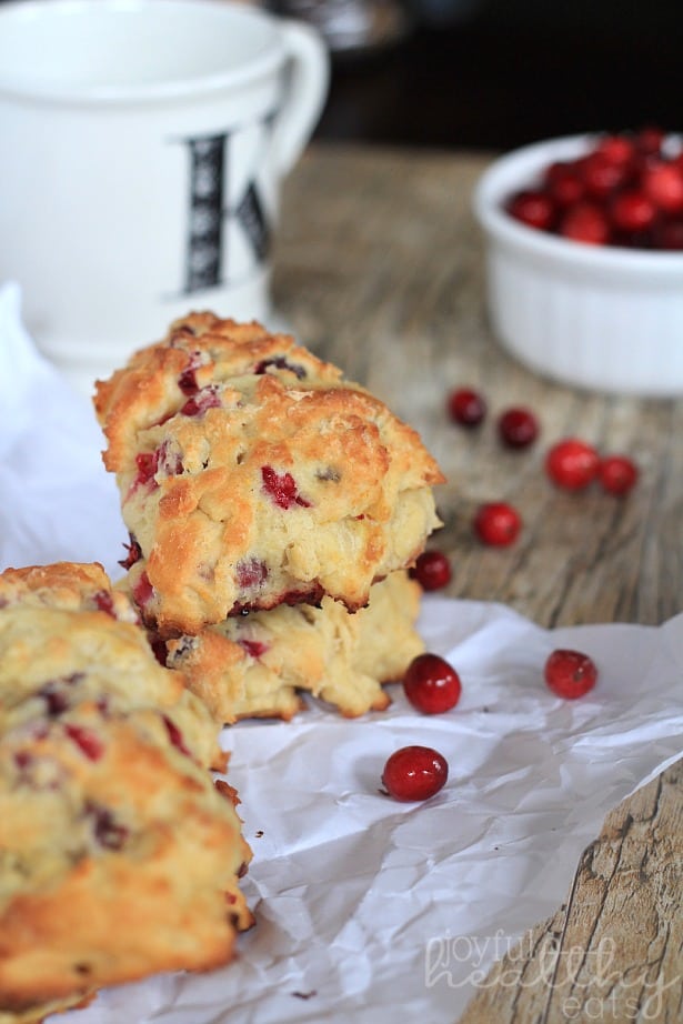 Easy Cranberry Orange Scones Recipe