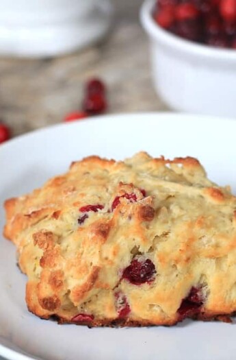 Cranberry Orange Scones #cranberry #orange #scones #breakfast #wholewheat