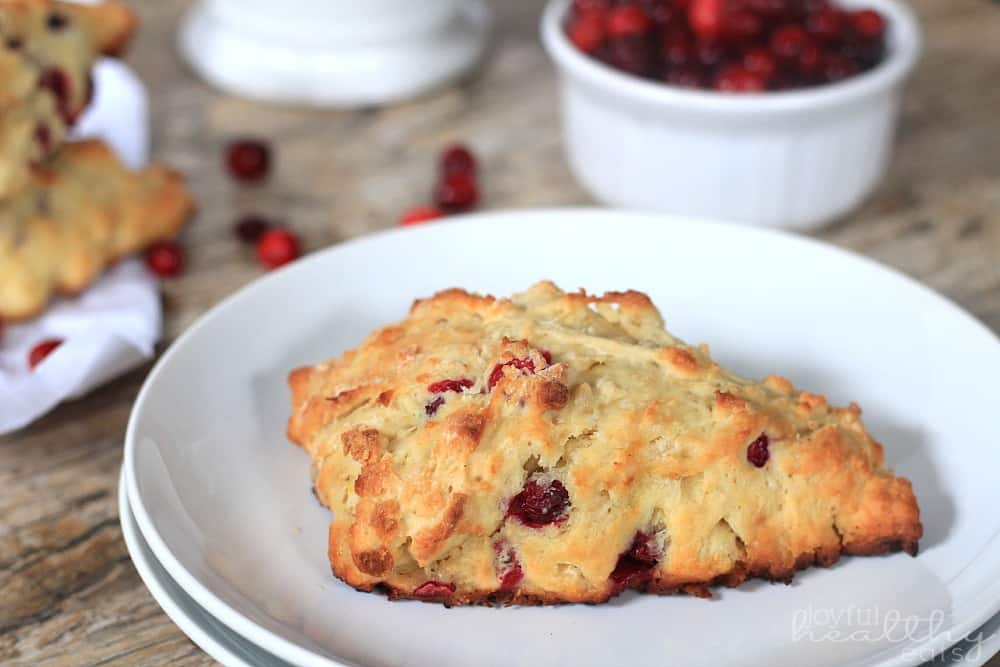 Simple Cranberry Orange Scones Recipe