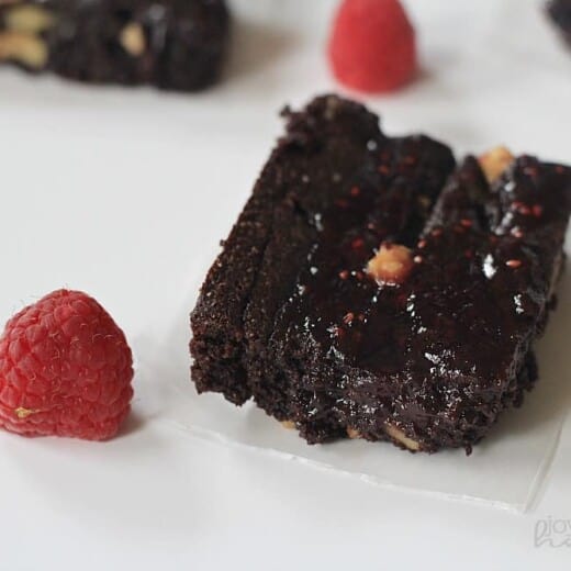 Dark Chocolate Raspberry Swirl Brownies 2