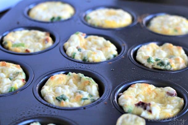 Mini Pancetta Goat Cheese Frittatas 1