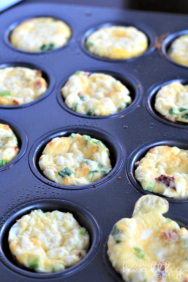 Mini Pancetta Goat Cheese Frittatas 2