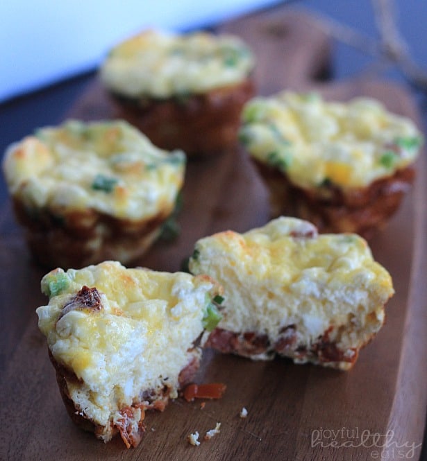 Mini Pancetta Goat Cheese Frittatas 5