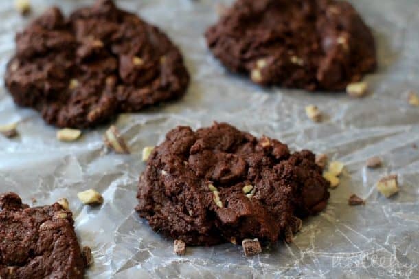 Mint Dark Chocolate Chip Cookies 2