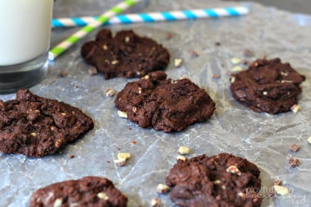 Mint Dark Chocolate Chip Cookies 7