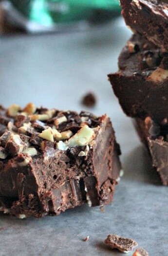 Mint Dark Chocolate Fudge