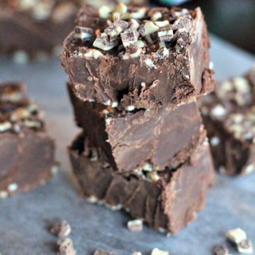 Mint Dark Chocolate Fudge 6