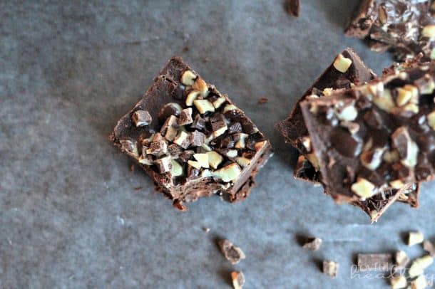 Mint Dark Chocolate Fudge 7