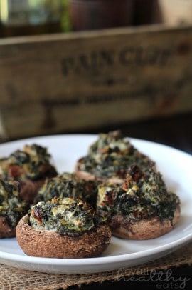 Spinach & Goat Cheese Stuffed Mushrooms 3