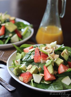 Avocado Strawberry Spinach Salad 3