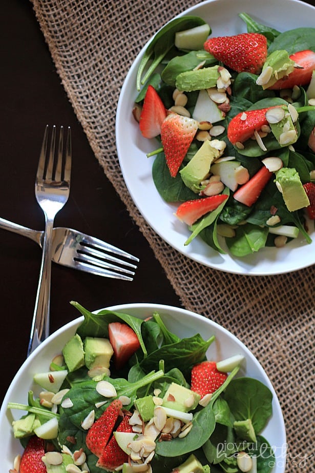 Avocado Strawberry Spinach Salad 5