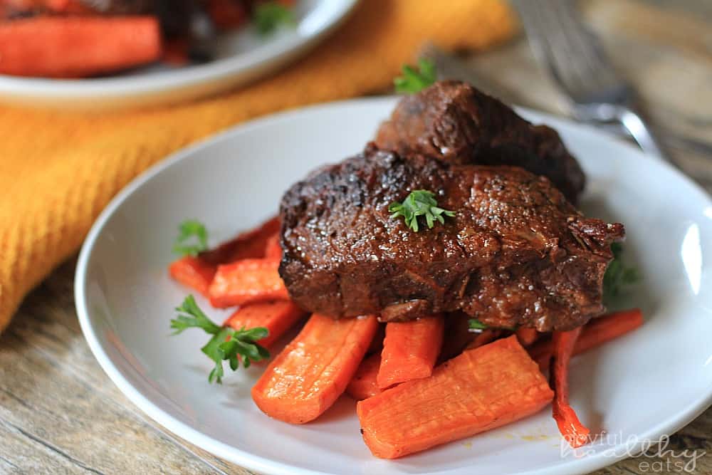braised beef short ribs slow cooker Balsamic Braised Beef Short Ribs |Paleo Recipes