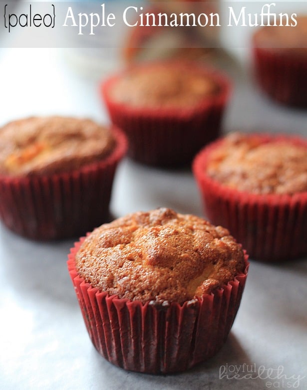 Paleo Apple Cinnamon Muffins #muffins #paleorecipes #nograin #applecinnamon #breakfast