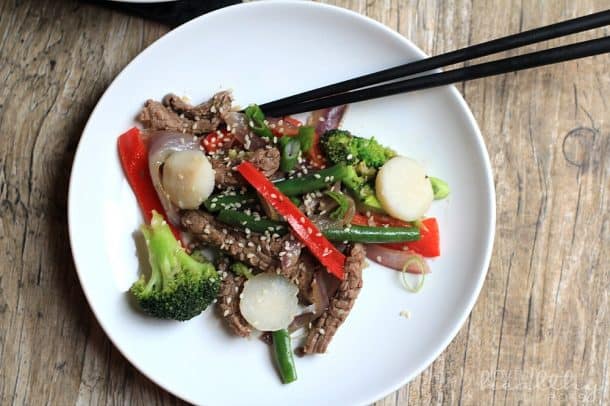 Steak and Vegetable Stir fry Paleo 3