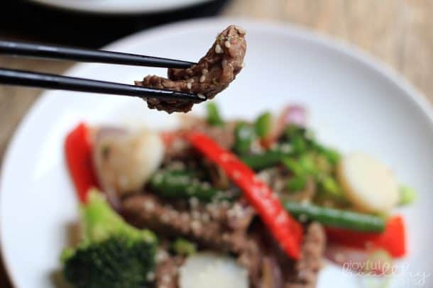 Steak and Vegetable Stir fry Paleo 6