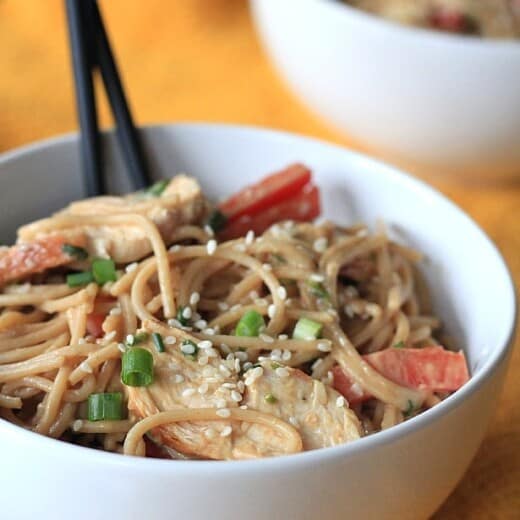 Thai Chicken Peanut Noodles 2