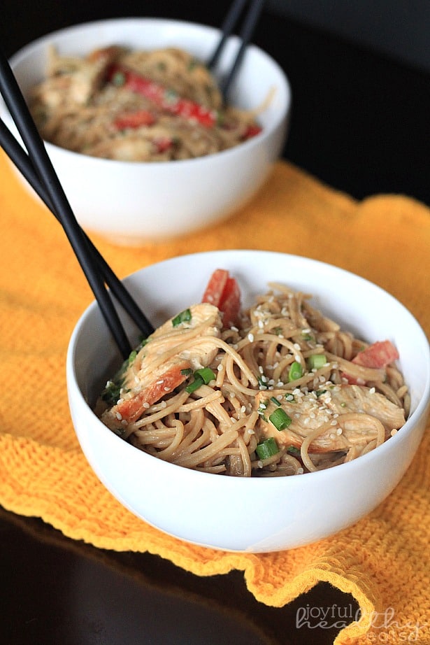 Thai Chicken Peanut Noodles 3