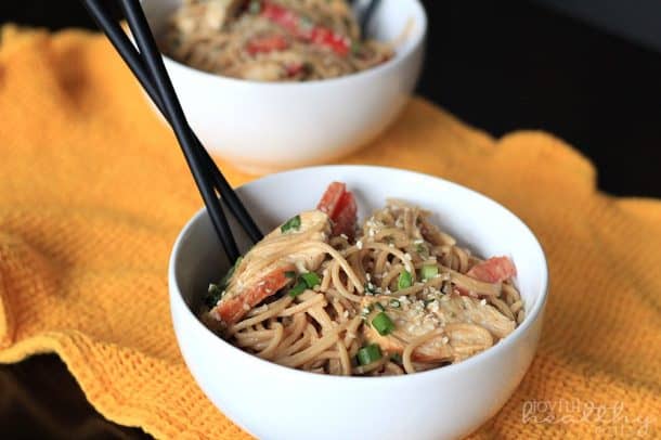 Thai Chicken Peanut Noodles 4