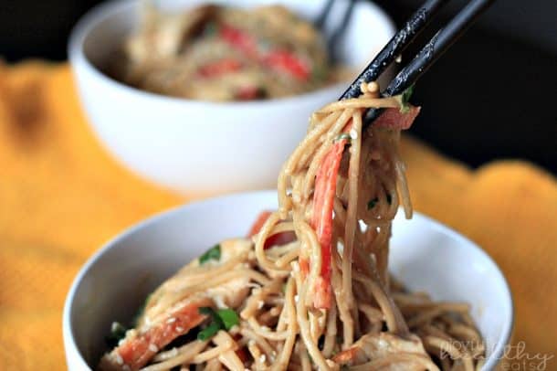 Thai Chicken Peanut Noodles 5