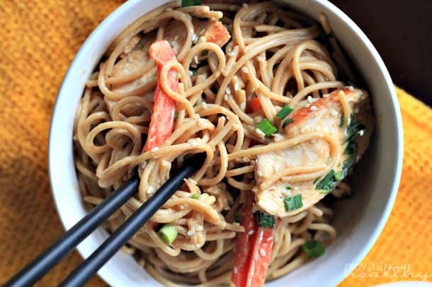 Thai Chicken Peanut Noodles 6