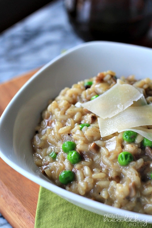 Wild Mushroom Risotto with Peas 3