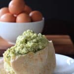 Avocado Egg Salad #egg #hardboiled #avocado #salad #sandwich #healthy #stpatricksday