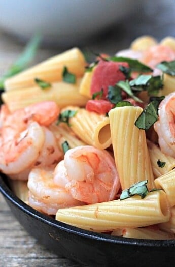 Spicy Shrimp Pasta #pasta #shrimp #seafood #spicy #healthy #light