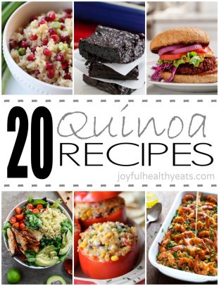 20 Easy & Delicious Quinoa Recipes image collage.