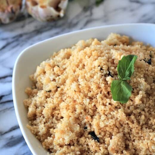 Image of Roasted Garlic & Herb Couscous in a Bowl