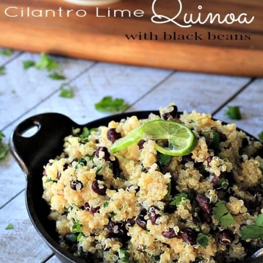 Cilantro Lime Quinoa with Black Beans 2