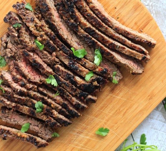 Grilled Fajita Skirt Steak #Steak #MexicanFood #cincodemayo #fajitas #marinade #paleo #glutenfree
