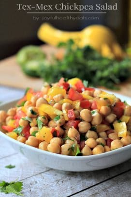 Image of a Tex-Mex Chickpea Salad