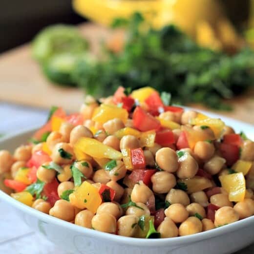 Image of a Tex-Mex Chickpea Salad
