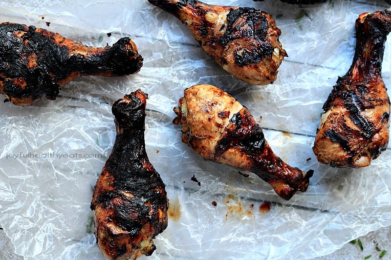 Sweet Savory Balsamic Glazed Grilled Chicken ... these are to die for! | www.joyfulhealthyeats.com #paleo #glutenfree